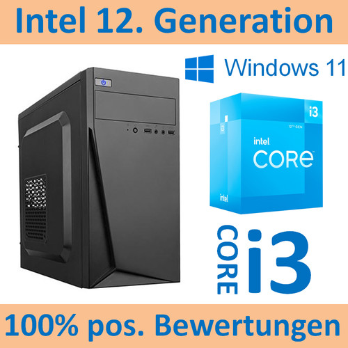 Komplett intel 12100 12 - i3,