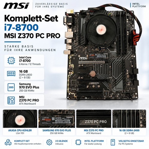 Bundle intel 8700 - pc,